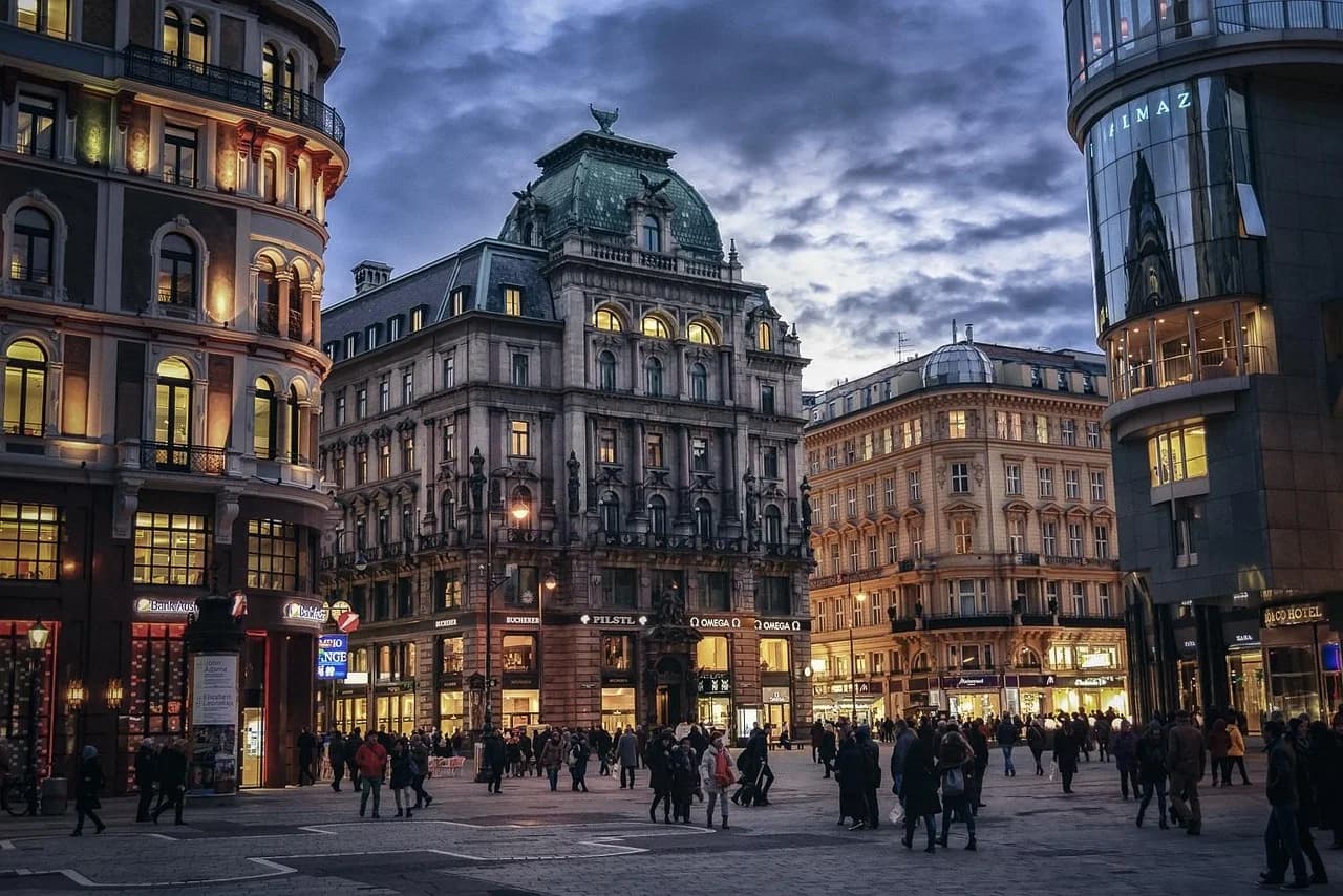 Vienna at blue hour