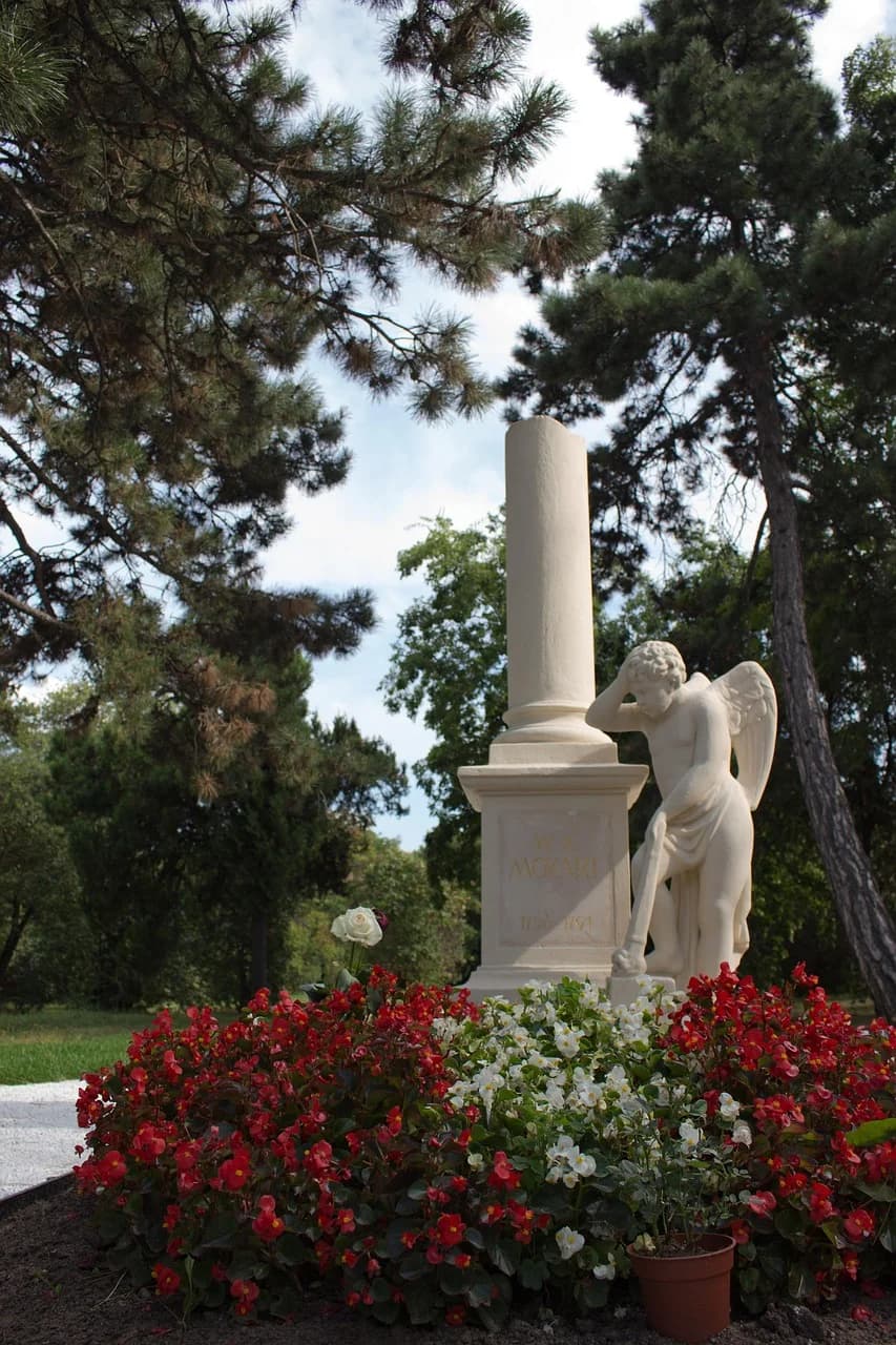 Mozart memorial · St. Marx Cemetery